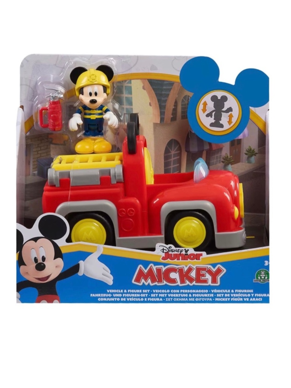 Disney Junior “Mickey Mouse” Firetruck Vehicle & Figure Set (NWT)